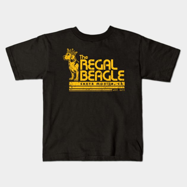 The regal Beagle Kids T-Shirt by MindsparkCreative